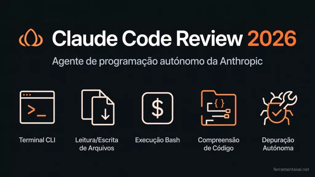 Claude Code: review 2026, preços e agente de programação no terminal