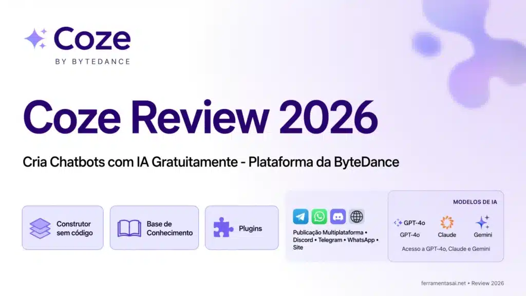 Coze — plataforma de criação de chatbots e agentes de IA da ByteDance