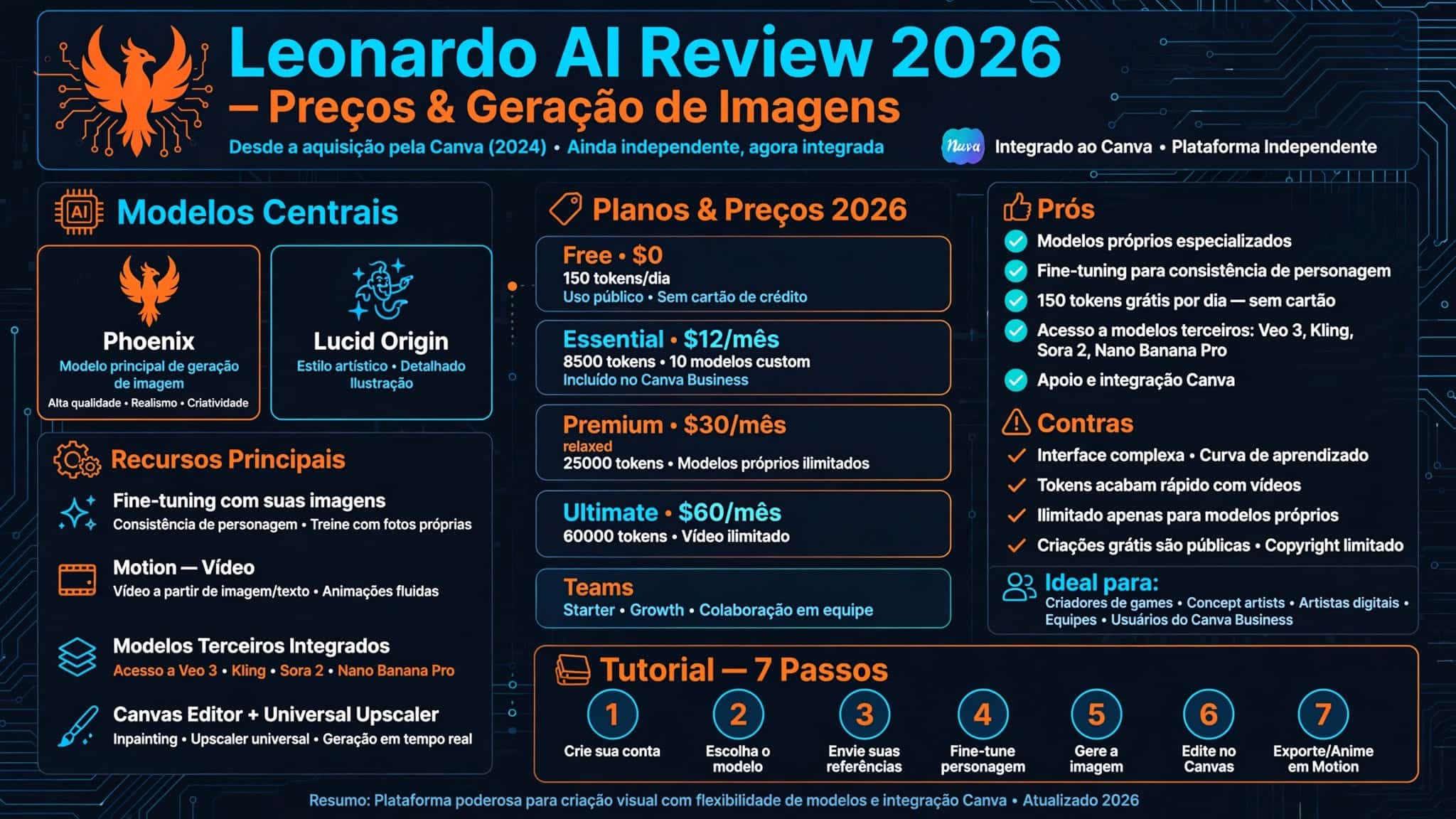 Leonardo AI — review 2026, geração de imagens com IA