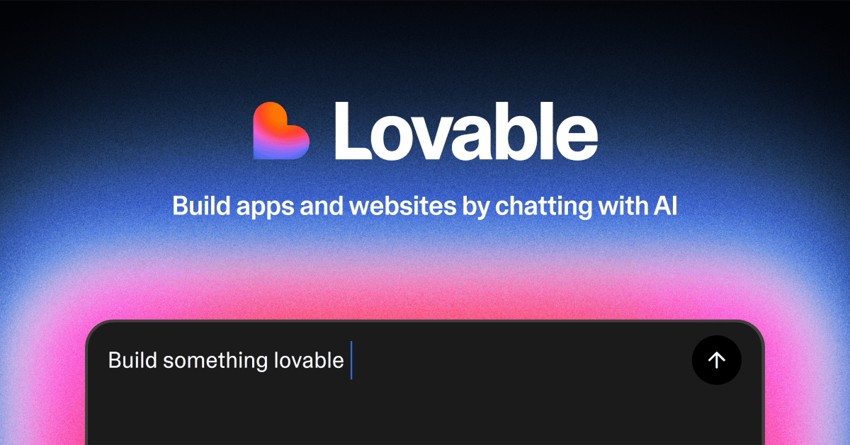 Lovable: interface de criação de apps full-stack com IA