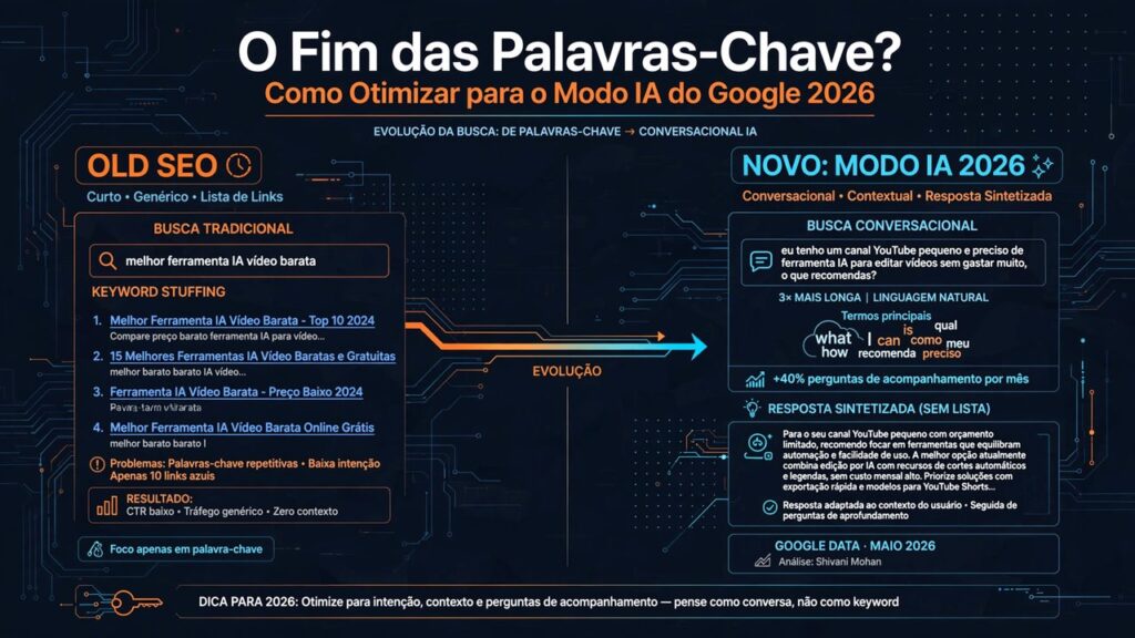 Modo IA do Google: como otimizar o teu site para a nova busca com IA em 2026