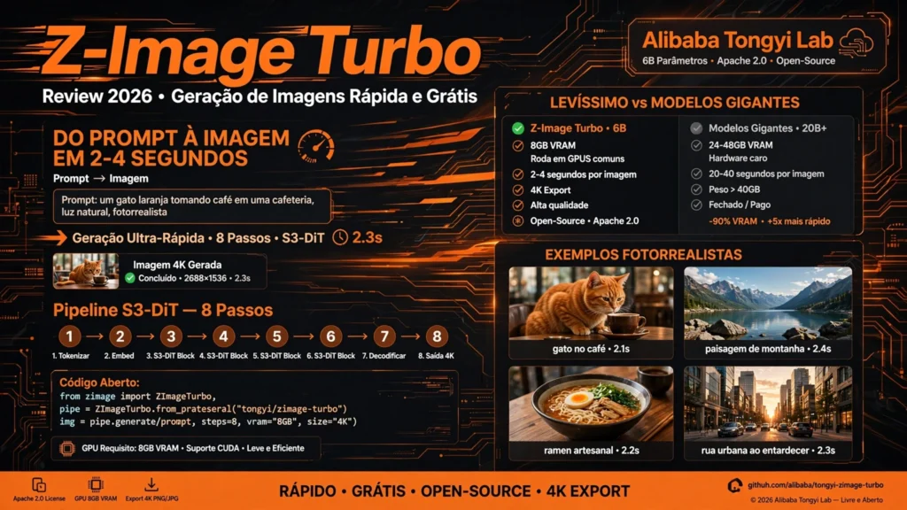 O que torna o Z-Image Turbo diferente